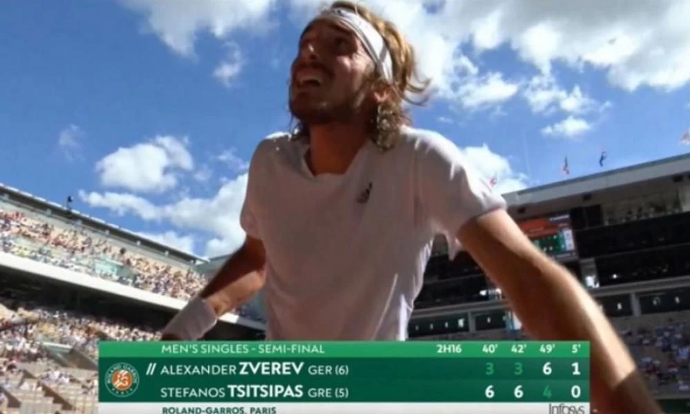 Τσιτσιπάς: Ο έντονος διάλογος με τον πατέρα του από την κερκίδα